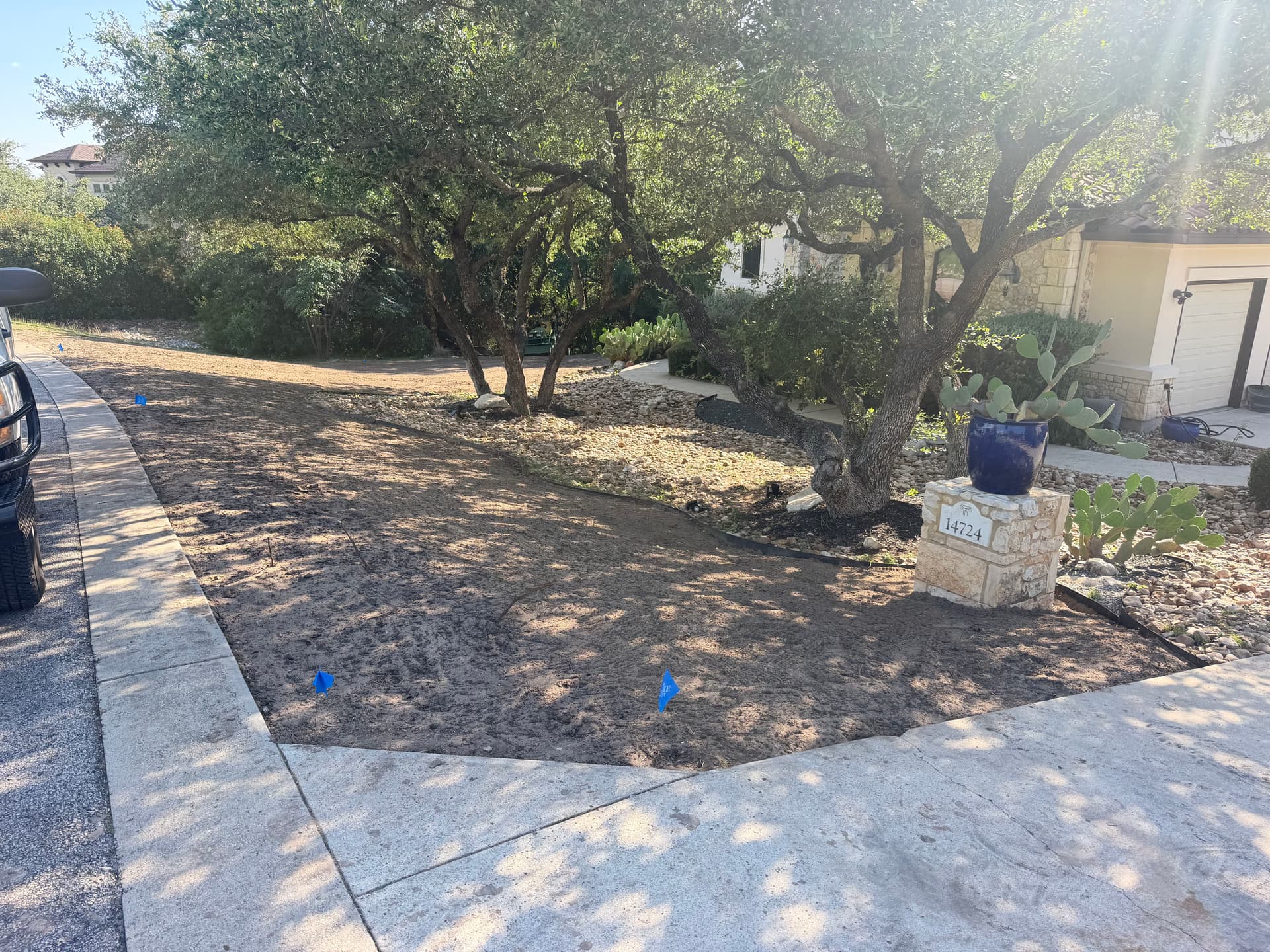 Gallery photos for Lakeway Lawn Gets a Full Sod Install From the Ground Up: Image #6