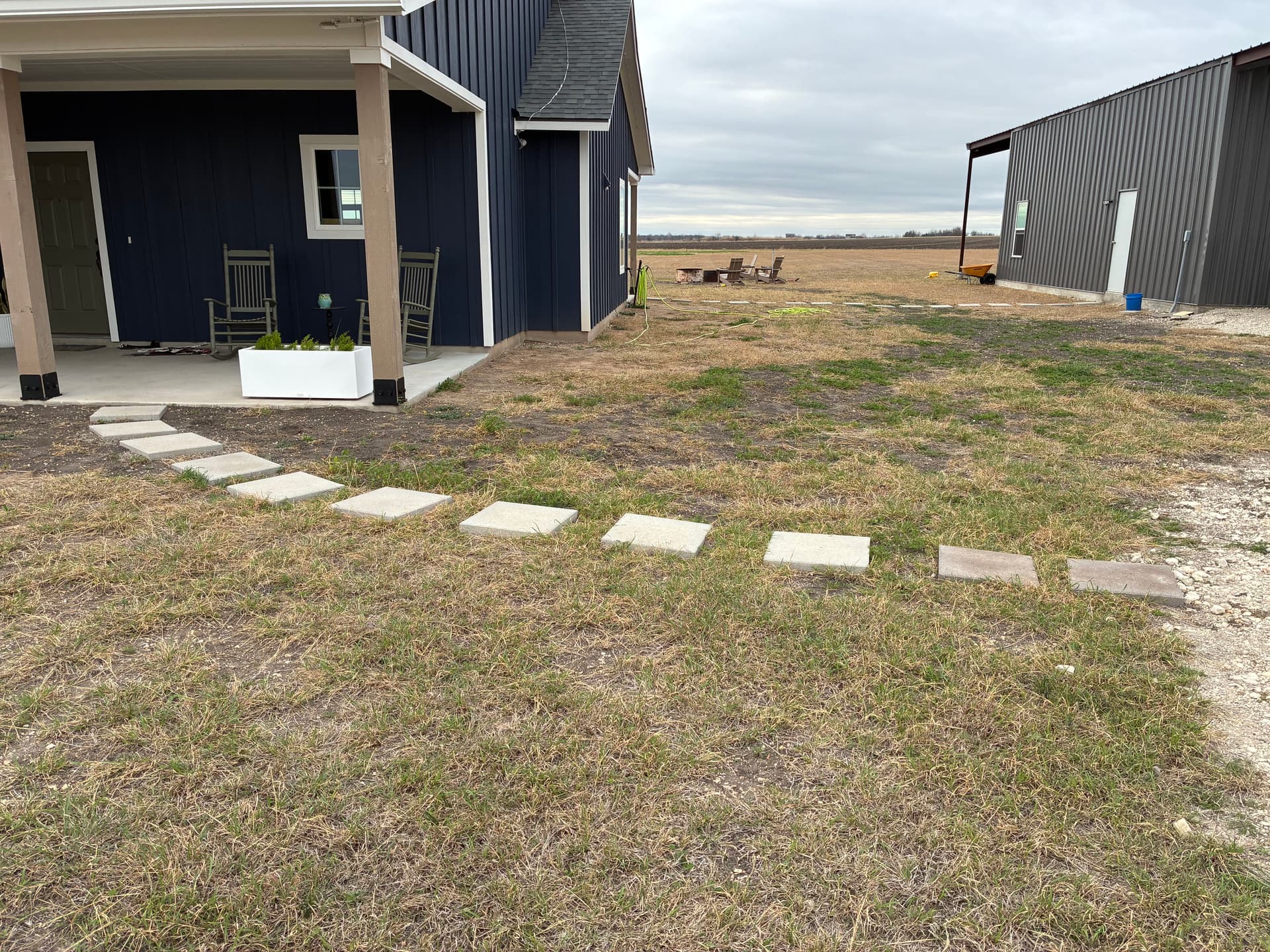 Gallery photos for From Bare Dirt to Lush Palisades Zoysia Yard Overhaul: Image #1