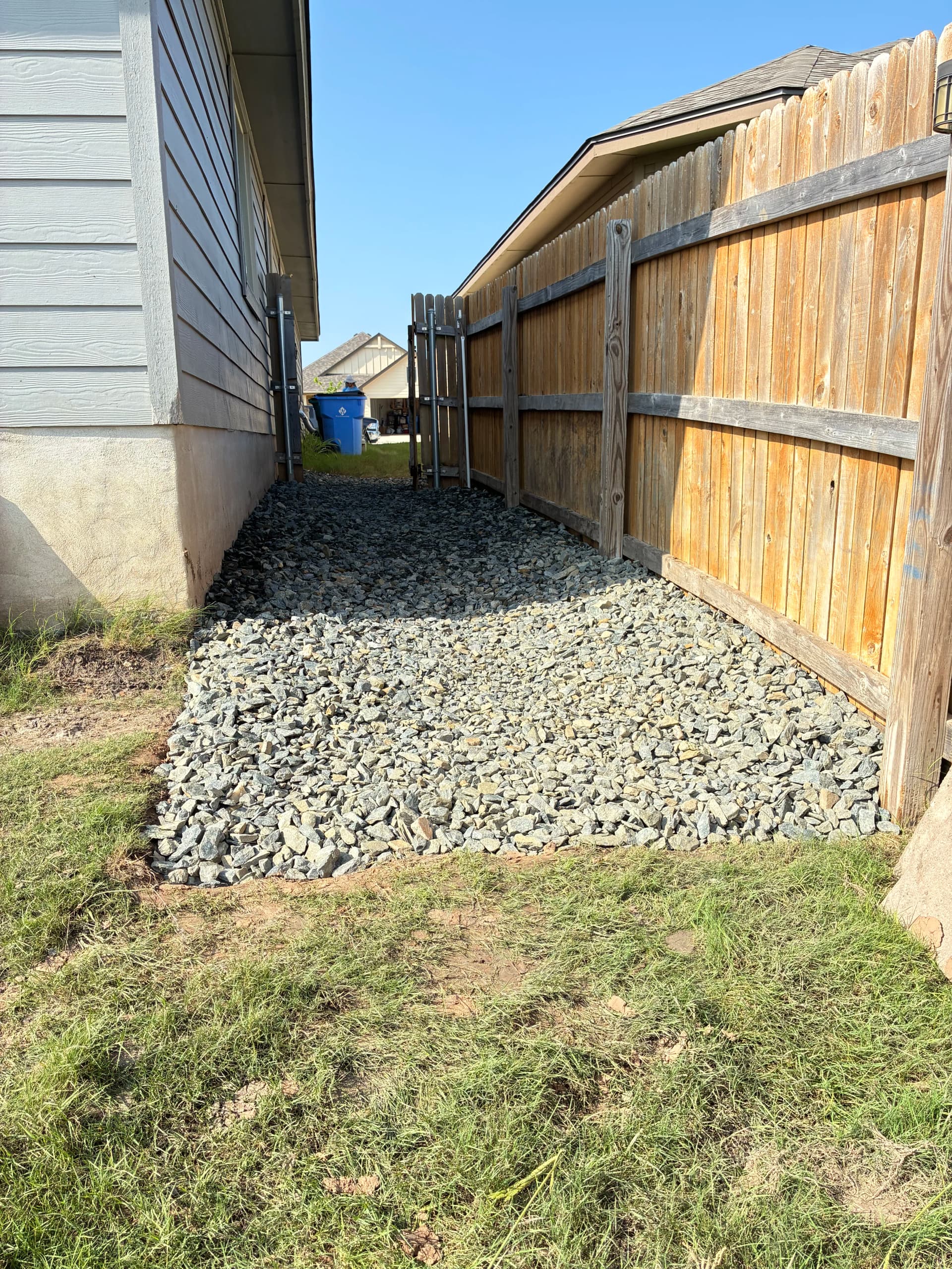 Gallery photos for Dry Creek Drainage Fix for a Soggy Side Yard: Image #3