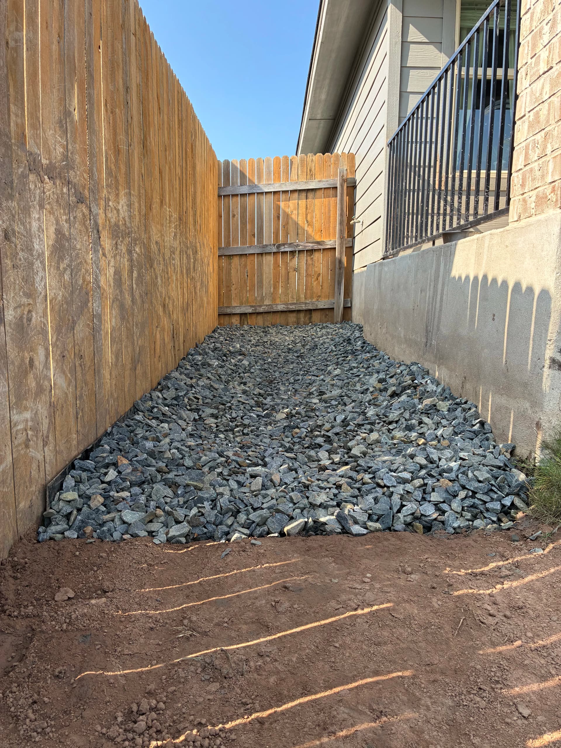 Gallery photos for Dry Creek Drainage Fix for a Soggy Side Yard: Image #5