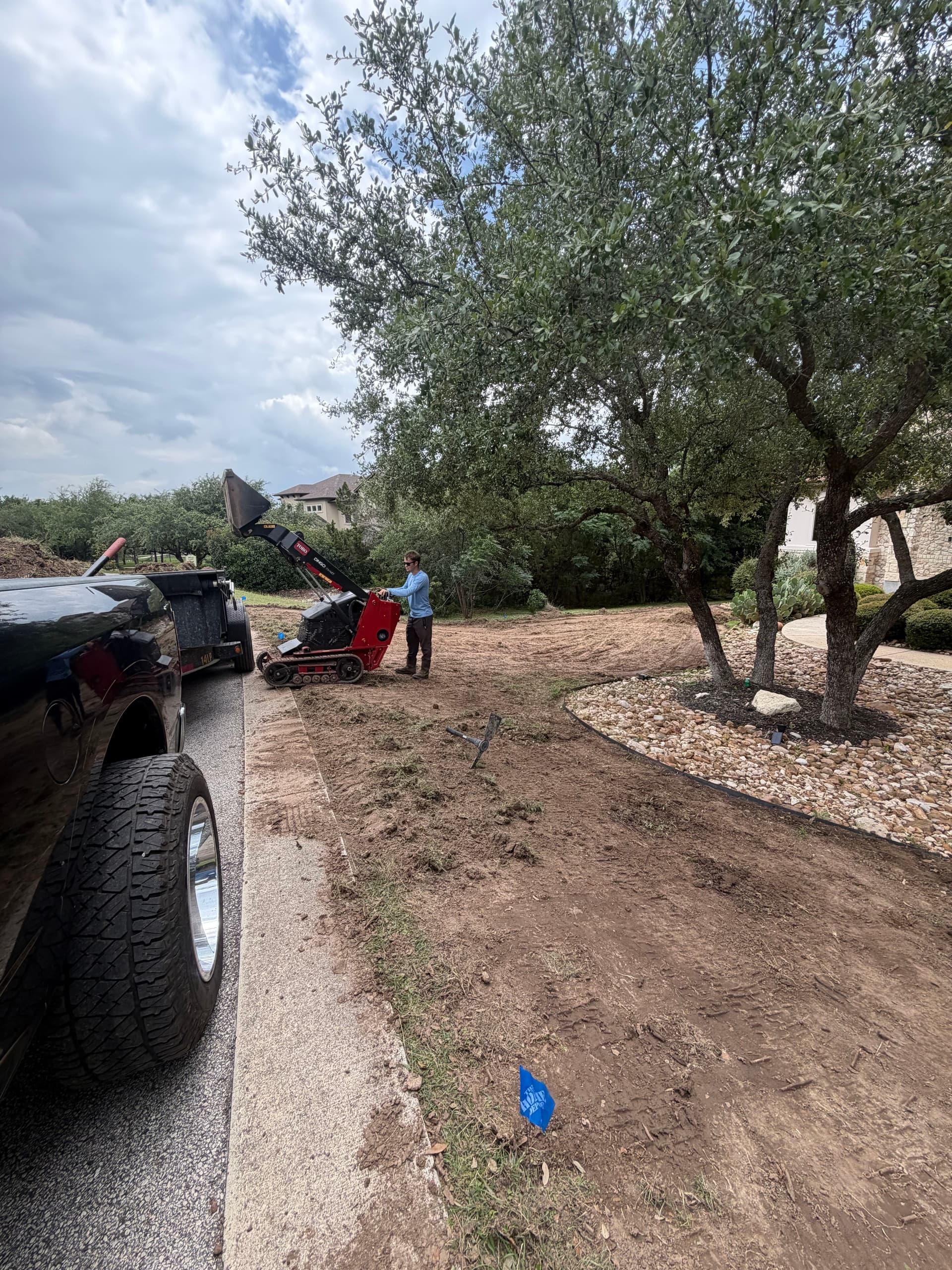Gallery photos for Lakeway Lawn Gets a Full Sod Install From the Ground Up: Image #8