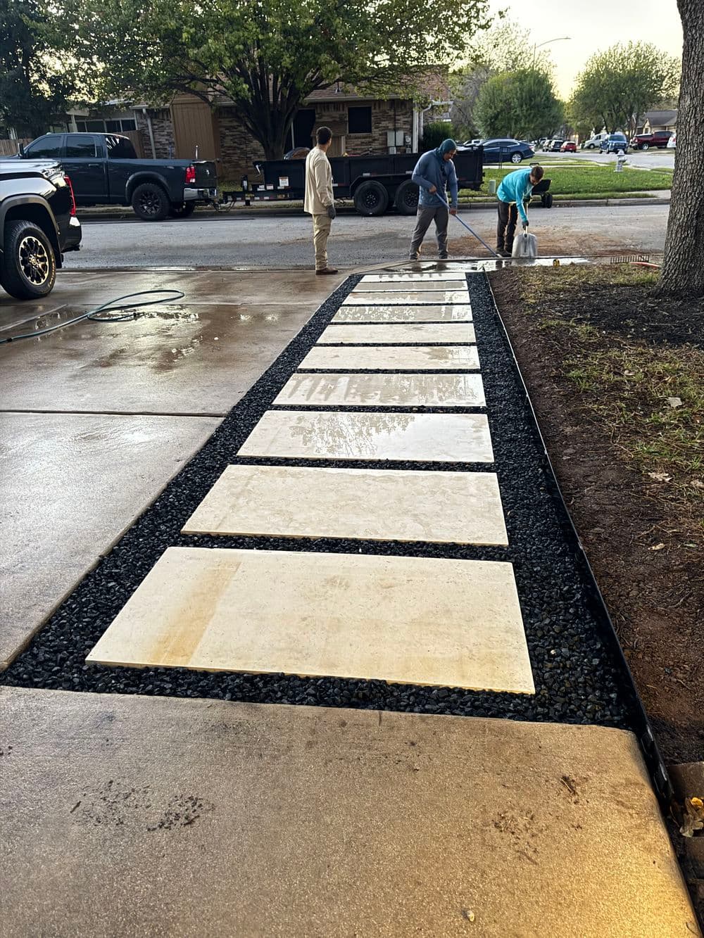 Gallery photos for Elegant Paver Walkway Installation in Austin: Image #3