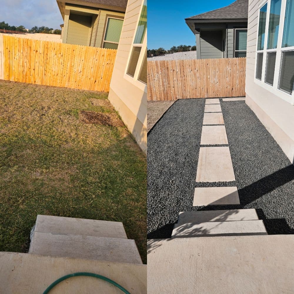 Gallery photos for Limestone Paver Walkway Installation in Georgetown: Image #2