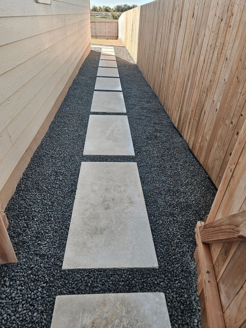 Gallery photos for Limestone Paver Walkway Installation in Georgetown: Image #1