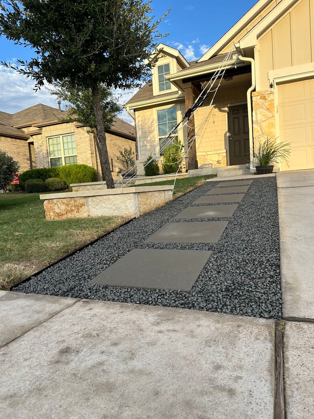 Gallery photos for Concrete Paver Pathway Installation in Hutto: Image #2
