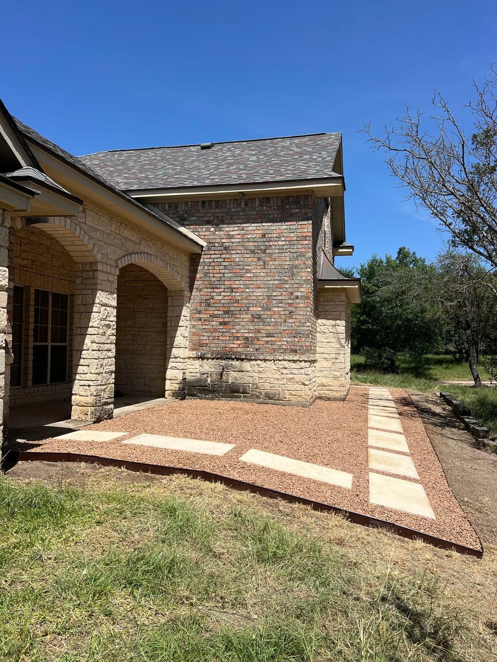 Gallery photos for Limestone Paver Walkway Installation in Harker Heights: Image #4
