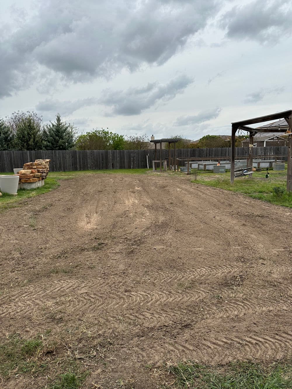 Gallery photos for Backyard Grading and Seeding Near Lakeway TX: Image #2